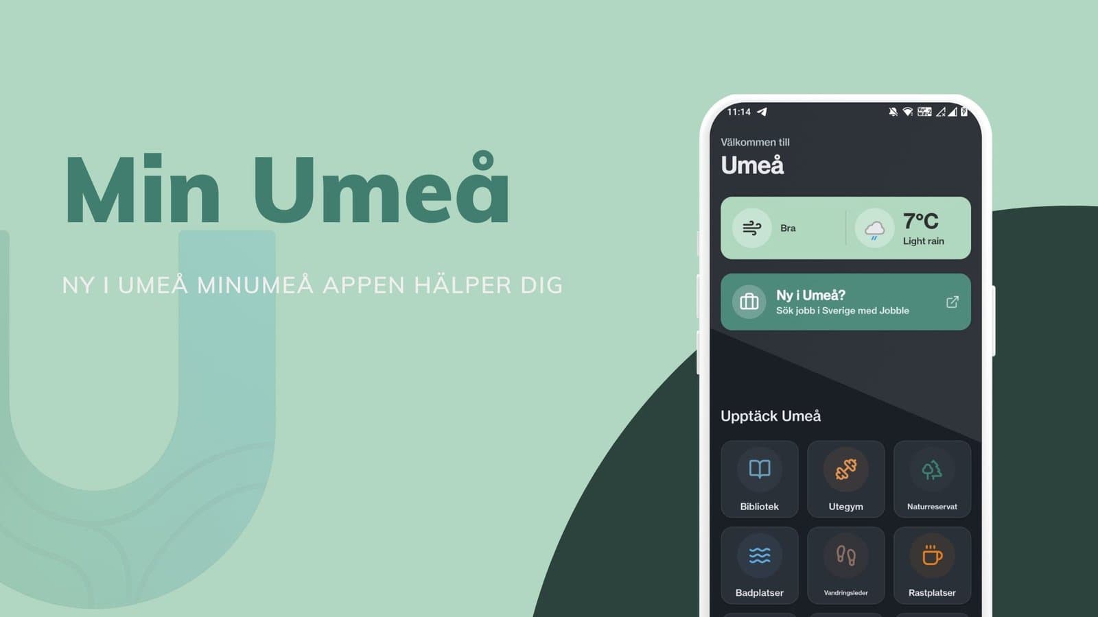 Min Umeå – appen för nyheter och tjänster i Umeå